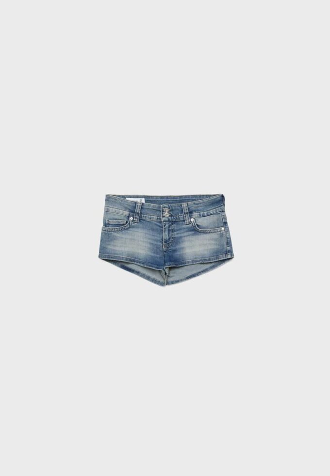 D76 Denim Micro-shorts