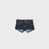 D76 Denim Micro-shorts