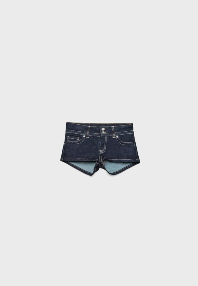 D76 Denim Micro-shorts
