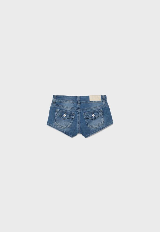 D76 Denim Micro-shorts