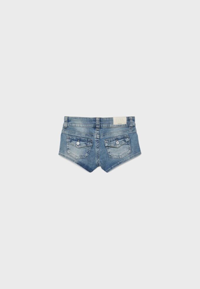 D76 Denim Micro-shorts