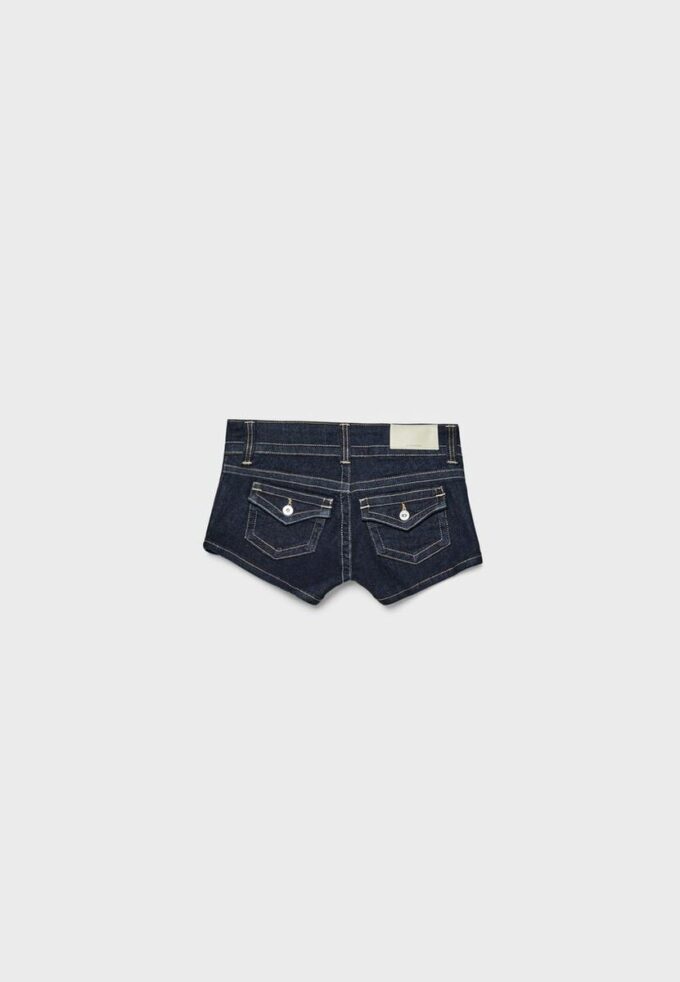 D76 Denim Micro-shorts