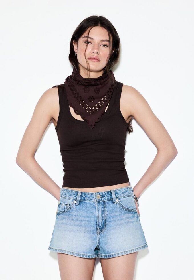 D79 Lage taille Shorts
