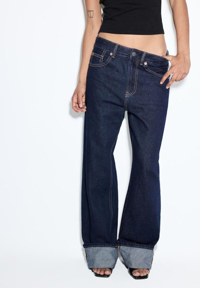 D92 rechte jeans met Wide Leg pijpen D92 rechte jeans met Wide Leg pijpen