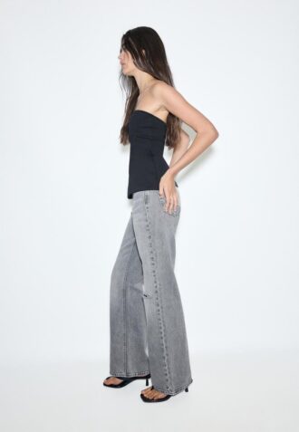 D92 rechte jeans met Wide Leg pijpen