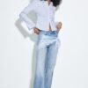 D92 rechte jeans met Wide Leg pijpen D92 rechte jeans met Wide Leg pijpen