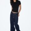 D92 rechte jeans met Wide Leg pijpen D92 rechte jeans met Wide Leg pijpen