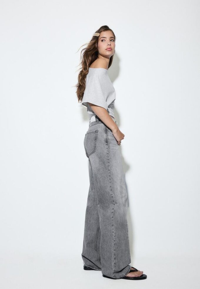 D92 rechte jeans met Wide Leg pijpen D92 rechte jeans met Wide Leg pijpen