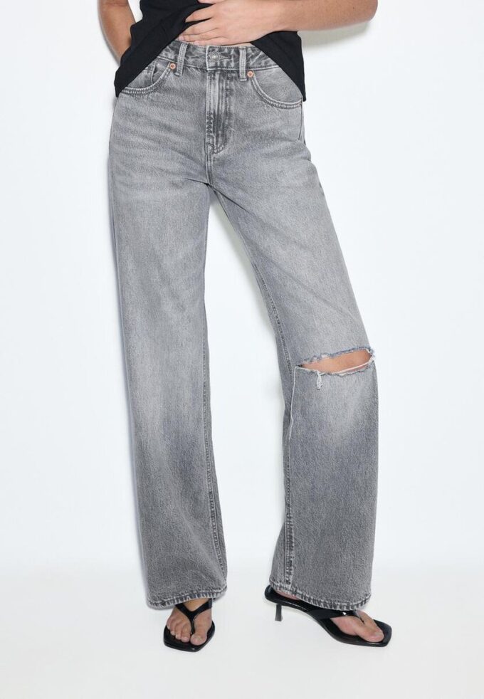 D92 rechte jeans met Wide Leg pijpen D92 rechte jeans met Wide Leg pijpen