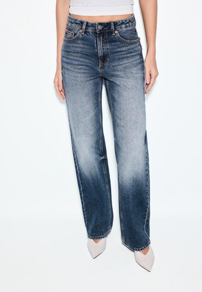 D92 rechte jeans met Wide Leg pijpen D92 rechte jeans met Wide Leg pijpen