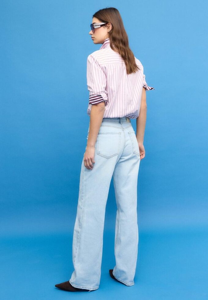 D92 rechte jeans met Wide Leg pijpen D92 rechte jeans met Wide Leg pijpen