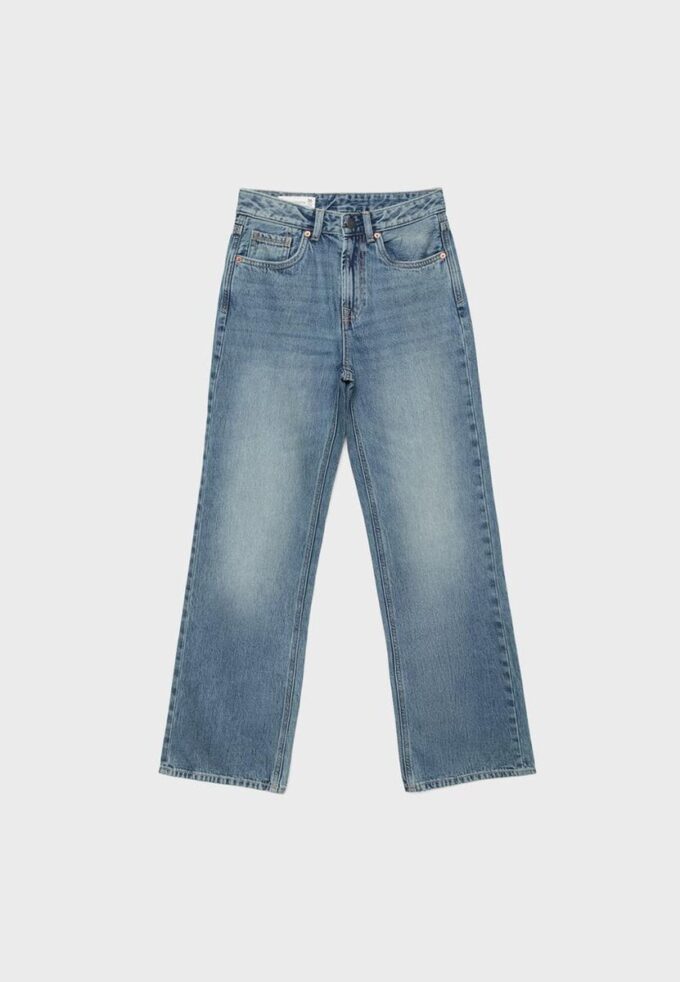 D92 rechte jeans met Wide Leg pijpen D92 rechte jeans met Wide Leg pijpen