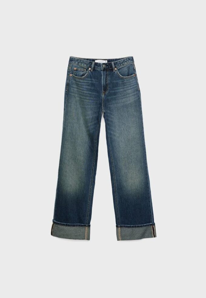 D92 rechte jeans met Wide Leg pijpen D92 rechte jeans met Wide Leg pijpen