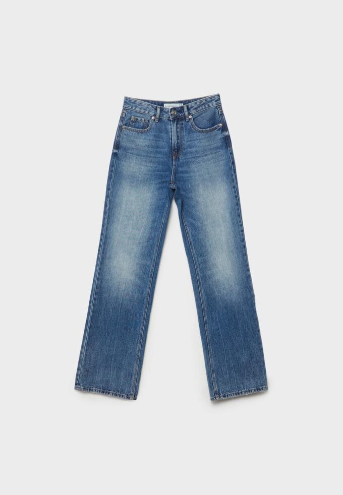 D92 rechte jeans met Wide Leg pijpen D92 rechte jeans met Wide Leg pijpen