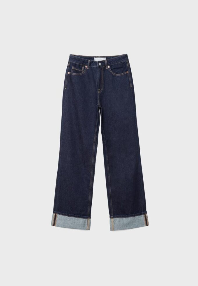 D92 rechte jeans met Wide Leg pijpen D92 rechte jeans met Wide Leg pijpen