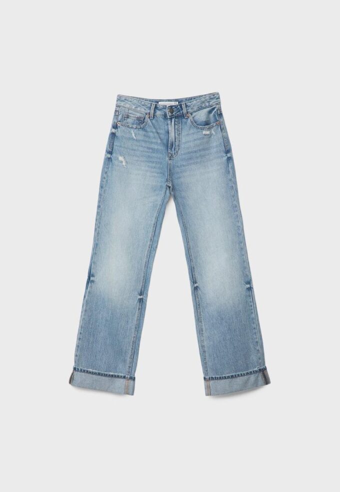 D92 rechte jeans met Wide Leg pijpen D92 rechte jeans met Wide Leg pijpen