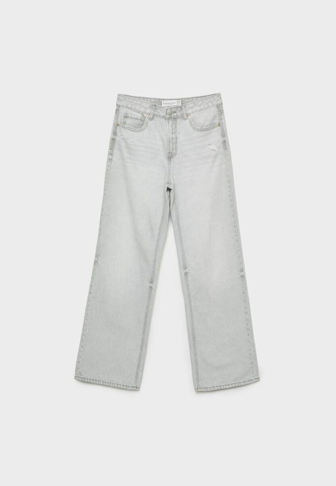 D92 rechte jeans met Wide Leg pijpen D92 rechte jeans met Wide Leg pijpen