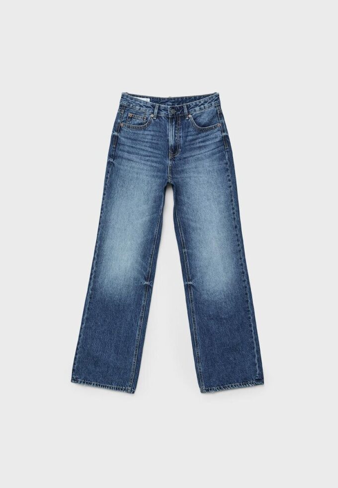 D92 rechte jeans met Wide Leg pijpen D92 rechte jeans met Wide Leg pijpen