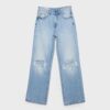 D92 rechte jeans met Wide Leg pijpen