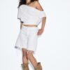 D93 Lange denimshort
