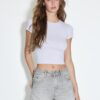 D93 Lange denimshort