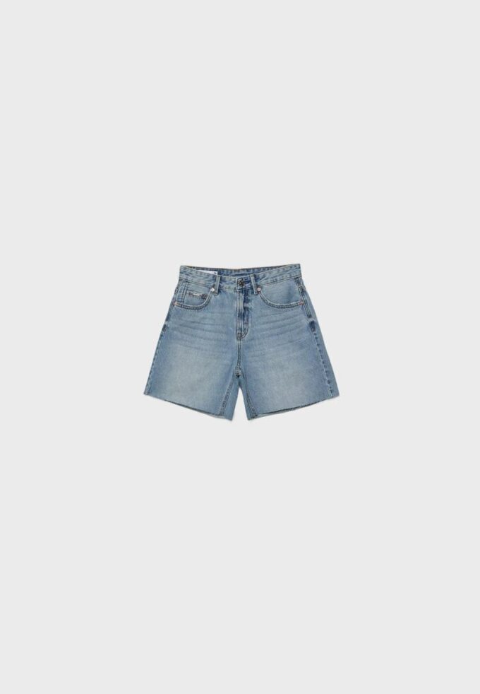 D93 Lange denimshort