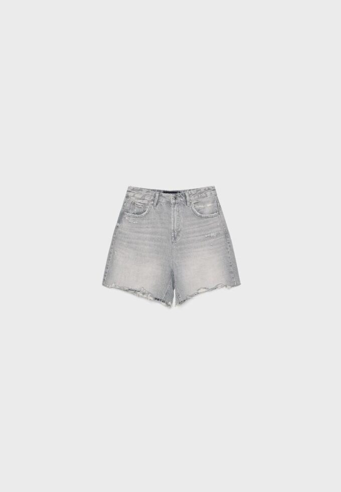 D93 Lange denimshort