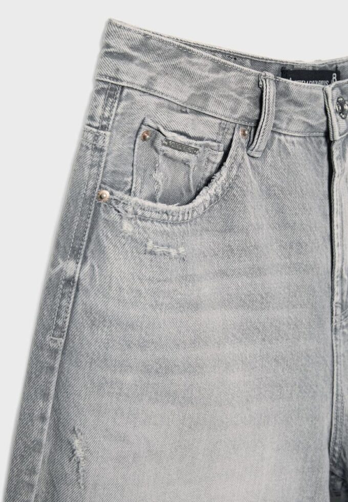 D93 Lange denimshort