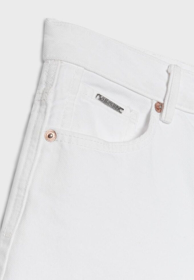 D93 Lange denimshort