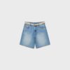 Denim bermuda met riem Denim bermuda met riem