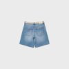 Denim bermuda met riem Denim bermuda met riem