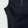 Denim midi-jurk