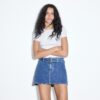 Denim Skort met riem