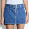 Denim Skort met riem
