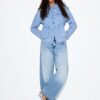 Denimjas met zakken