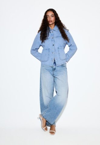 Denimjas met zakken