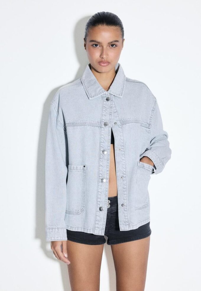 Denimjas met zakken