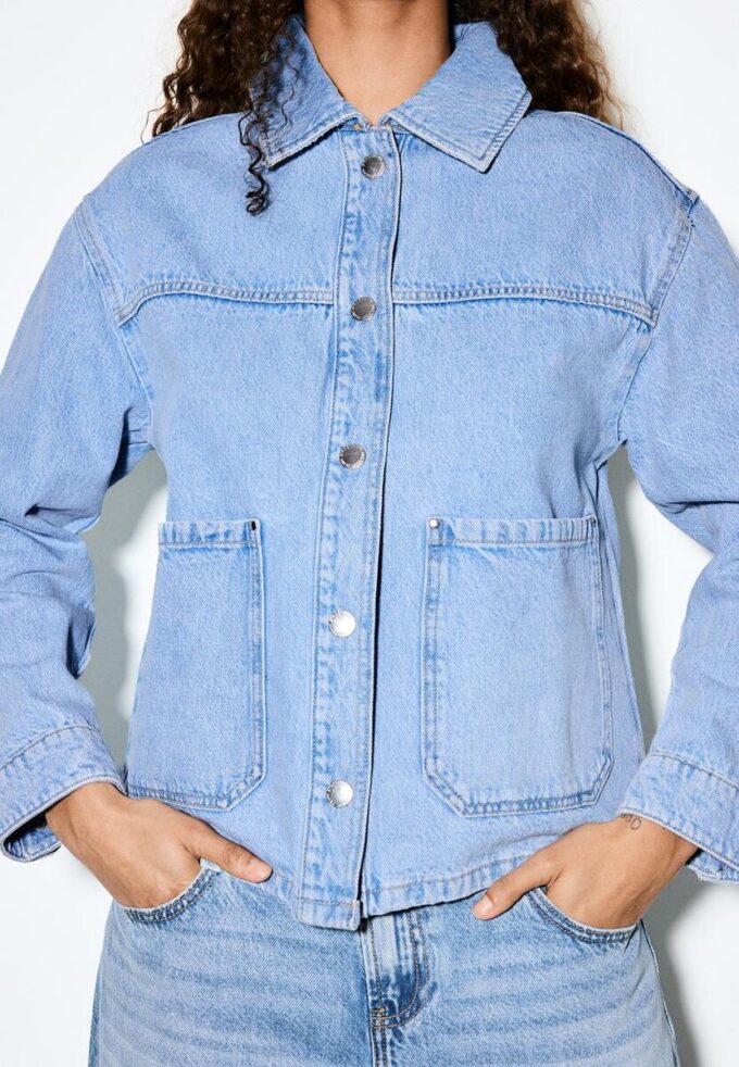 Denimjas met zakken