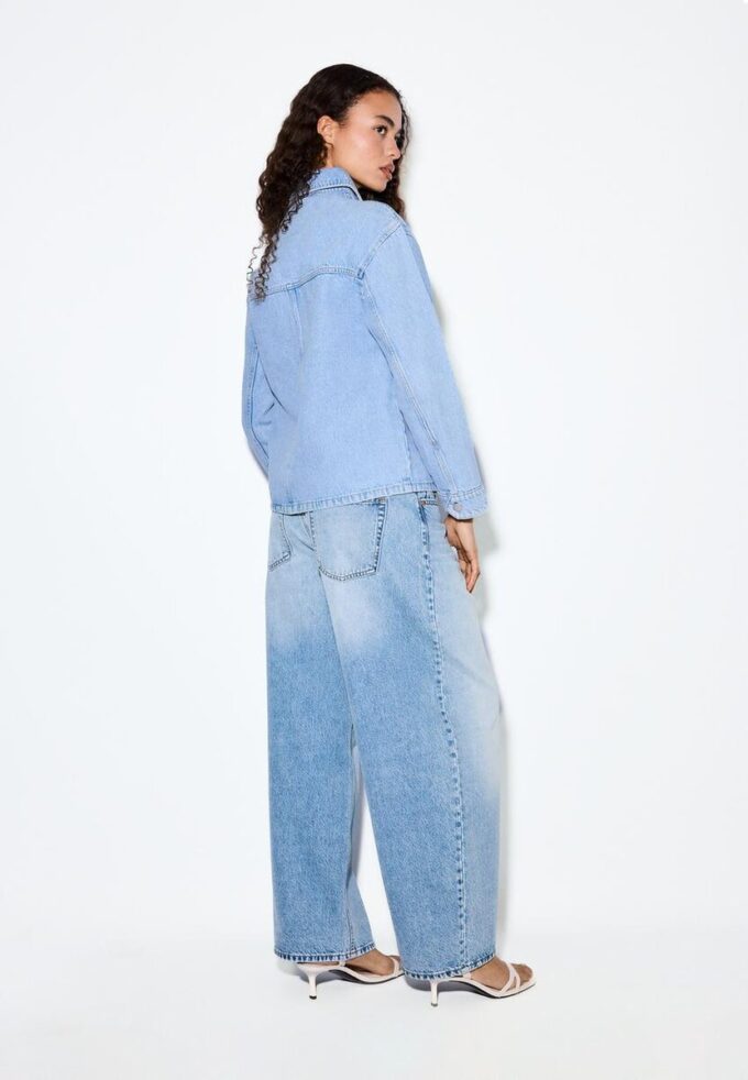 Denimjas met zakken