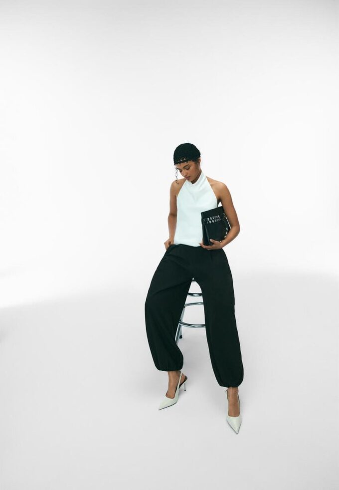 Elegante broek met Balloon Fit-pasvorm Elegante broek met Balloon Fit-pasvorm