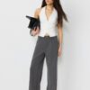 Elegante broek met rechte pijpen Elegante broek met rechte pijpen