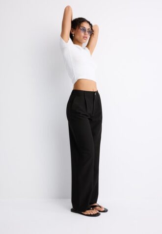 Elegante broek met rechte pijpen