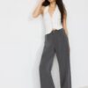 Elegante broek met rechte pijpen Elegante broek met rechte pijpen