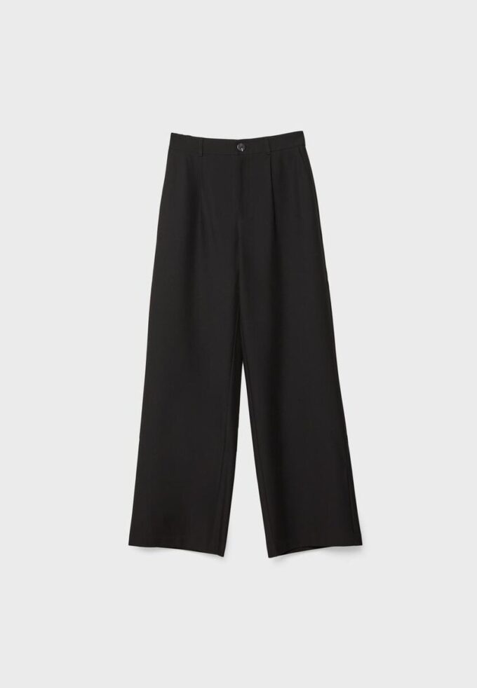 Elegante broek met rechte pijpen Elegante broek met rechte pijpen
