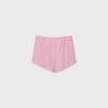 Geborduurde gestreepte sarong-Skort