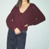 Gebreid vest met knoopsluiting