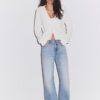 Gebreid vest met knoopsluiting