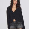 Gebreid vest met knoopsluiting
