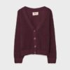 Gebreid vest met knoopsluiting