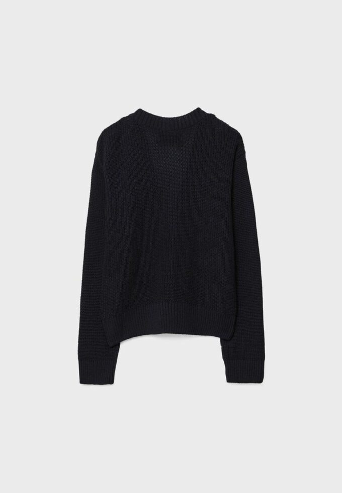 Gebreid vest met knoopsluiting